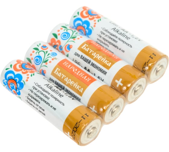 Элемент питания TDM LR6 AA Alkaline 1,5V SR-4 Народный SQ1702-0018