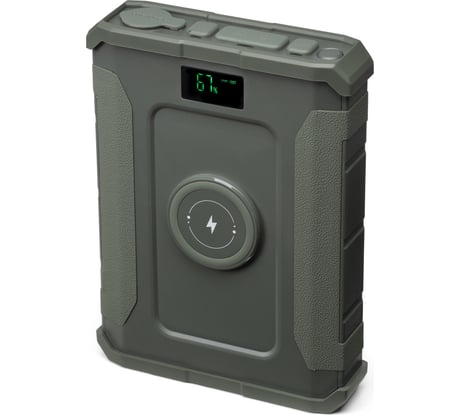 Внешний аккумулятор WATTICO с авторозеткой 12В походный Warrior Pro 60000mah, фонарь, защита от брызг, lifepo4 warrior_pro