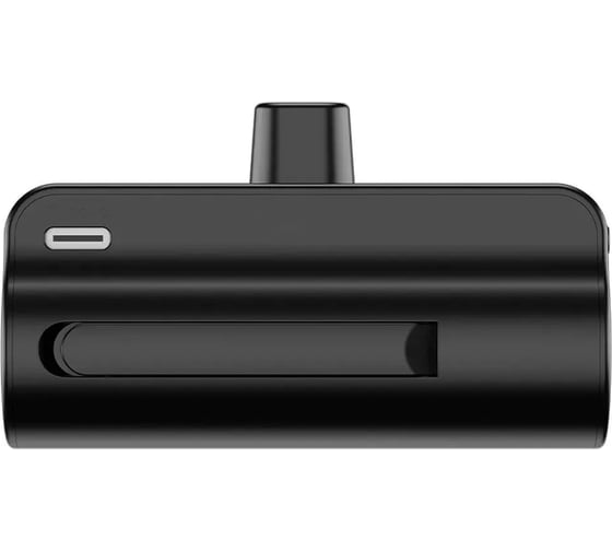 Внешний аккумулятор PERO PB12 5000 mAh, Li-Pol, с подставкой, черный PB12BL