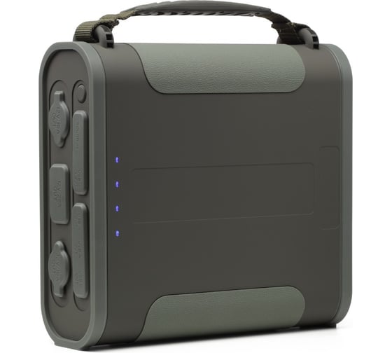 Внешний аккумулятор WATTICO с авторозеткой 12В и 24В походный для туризма 144000mah, фонарь, защита от брызг, lifepo4 BOATSMAN 1