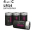 Элемент питания ФАZА алкалиновый C/LR14 1.5В Alkaline Pack-4 (пленка 4шт) 5033160 2