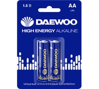 Батарейка Алкалиновый элемент питания DAEWOO AA/LR6 1.5В High Energy Alkaline BL-2 (уп.2шт) 5030299