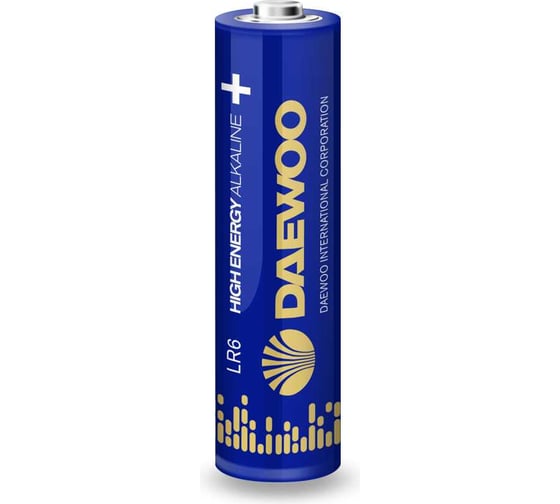 Батарейка Алкалиновый элемент питания DAEWOO AA/LR6 1.5В High Energy Alkaline BL-2 (уп.2шт) 5030299