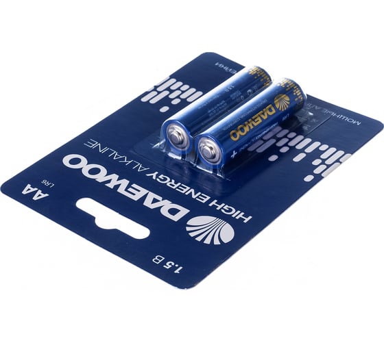 Батарейка Алкалиновый элемент питания DAEWOO AA/LR6 1.5В High Energy Alkaline BL-2 (уп.2шт) 5030299