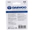 Батарейка Алкалиновый элемент питания DAEWOO AA/LR6 1.5В High Energy Alkaline BL-2 (уп.2шт) 5030299 3
