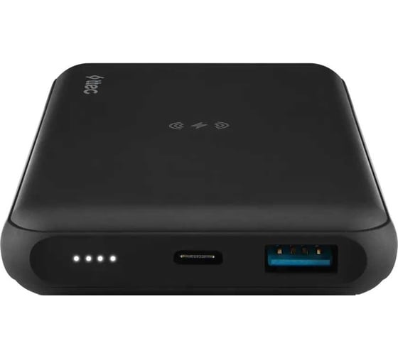 Внешний аккумулятор TTEC PowerSlim Pro W QI/PD/QC 3.0 10.000mAh Wireless Universal Mobile Charger, черный 2BB179S