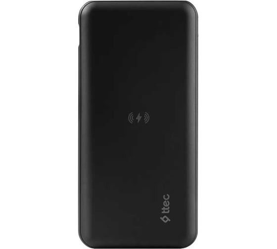 Внешний аккумулятор TTEC PowerSlim Pro W QI/PD/QC 3.0 10.000mAh Wireless Universal Mobile Charger, черный 2BB179S