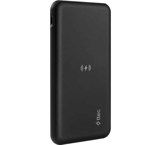 Внешний аккумулятор TTEC PowerSlim Pro W QI/PD/QC 3.0 10.000mAh Wireless Universal Mobile Charger, черный 2BB179S