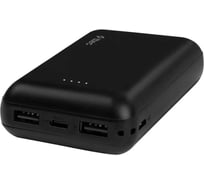 Внешний аккумулятор TTEC ReCharger Duo 10000 mAh Powerbank With USB-C Input/Output, черный 2BB187S