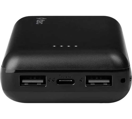Внешний аккумулятор TTEC ReCharger Duo 10000 mAh Powerbank With USB-C Input/Output, черный 2BB187S