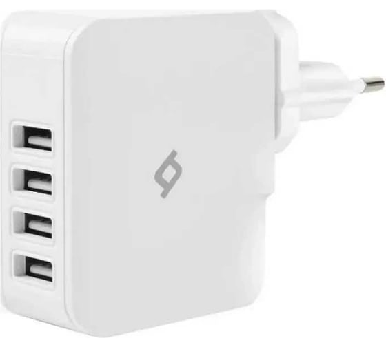 Сетевое зарядное устройство TTEC Quattro Worldwide Travel Charger 5.1A / 25W 4 USB Port, белый 2SC02B
