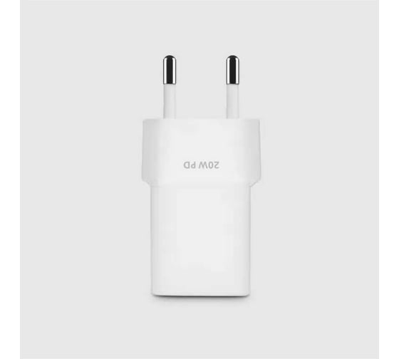 Сетевое зарядное устройство TTEC SmartCharger 20W PD Charger c кабелем USB-C - USB-C 3A, белый 2SCP01CB
