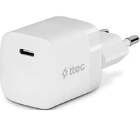 Сетевое зарядное устройство TTEC SmartCharger 30W PD USB-C Travel Charger, белый 2SCP03B