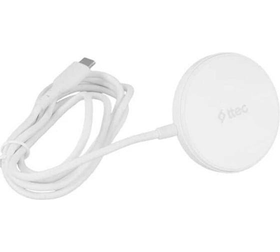 Беспроводная зарядка TTEC AirCharger M+ MagSafe Wireless Charger&PD Charger, белый 2KS30B