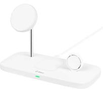 Беспроводная зарядка TTEC 3-в-1 AirCharger Trio Up MagSafe compt. 3 in 1 iPhone + Apple Watch + AirPodsWireless Charger, белый 2KS32B