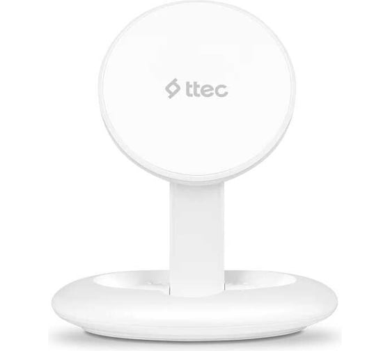 Беспроводная зарядка TTEC складная AirCharger Up M MagSafe Wireless Charger, белый 2KS31B