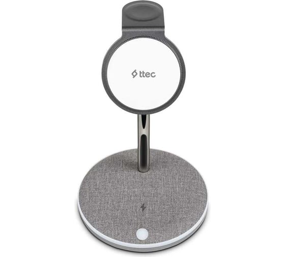 Беспроводная зарядная станция TTEC 3-в-1 AirCharger Trio M MagSafe 3-in-1 iPhone&Apple Watch&AirPods Wireless Fast charger, черный 2KS20