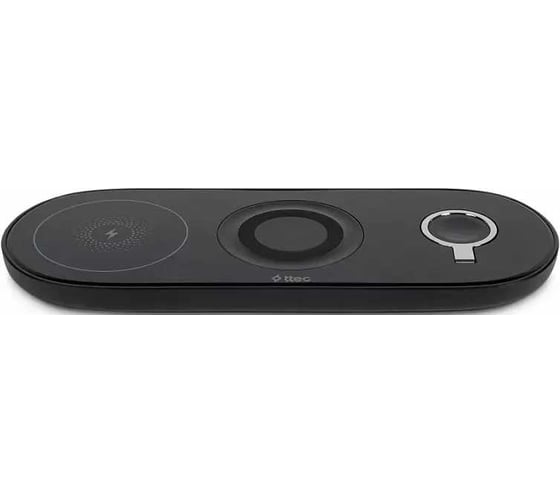 Беспроводная зарядная станция TTEC 3-в-2 AirCharger Trio 3 İN 1 iPhone + Apple Watch + AirPods Wireless Speed Charging Station, черный 2 2KS16S