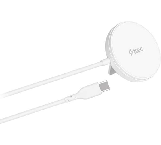 Беспроводное зарядное устройство TTEC AirCharger M+ MagSafe Wireless Charger, белый 2KS29B