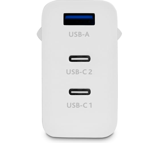 Сетевое зарядное устройство TTEC SmartCharger 65W PD/GAN USB-C Travel Charger. Цвет: белый 2SCG03B