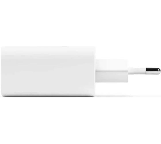 Сетевое зарядное устройство TTEC SmartCharger Duo GAN PD 50W Fast Travel Charger USB-C + USB-C. Цвет: белый 2SCG01B