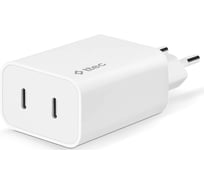 Сетевое зарядное устройство TTEC SmartCharger Duo PD 40W Travel Charger USB-C + USB-C. Цвет: белый 2SCS27B
