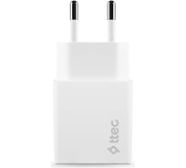 Сетевое зарядное устройство TTEC SmartCharger Duo PD Charger 2хUSB-A 2.4A 12W. Цвет: белый 2SCS21B
