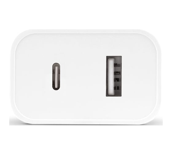 Сетевое зарядное устройство TTEC SmartCharger Duo USB-C+USB-A Travel Charger 2.4A. Цвет: белый 2SCS25B