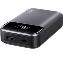 Внешний аккумулятор портативный TTEC ReCharger Pro LCD 10.000mAh PD 30W Powerbank. Цвет: серый космос 2BB214UG