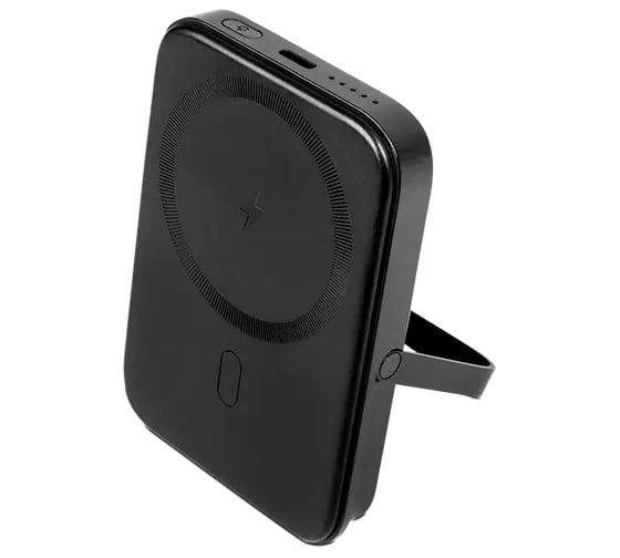 Внешний аккумулятор портативный TTEC ReCharger Pro M 5.000mAh MagSafe Compatible PD 20W USB-C Powerbank с подставкой. Цвет: черный 2BB219S