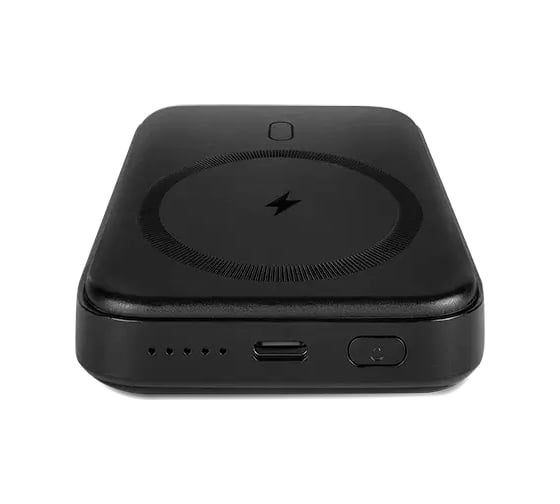 Внешний аккумулятор портативный TTEC ReCharger Pro M 5.000mAh MagSafe Compatible PD 20W USB-C Powerbank с подставкой. Цвет: черный 2BB219S