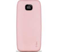 Внешний аккумулятор TTEC ChargeUp Pro LCD 20.000mAh PD 20W Powerbank. Цвет: розовый 2BB213TP