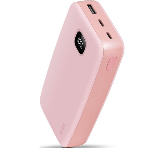Внешний аккумулятор TTEC ChargeUp Pro LCD 20.000mAh PD 20W Powerbank. Цвет: розовый 2BB213TP