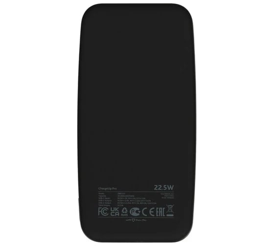 Внешний аккумулятор TTEC ChargeUp Pro 20000mAh PD 20W Powerbank. Цвет: черный 2BB212S