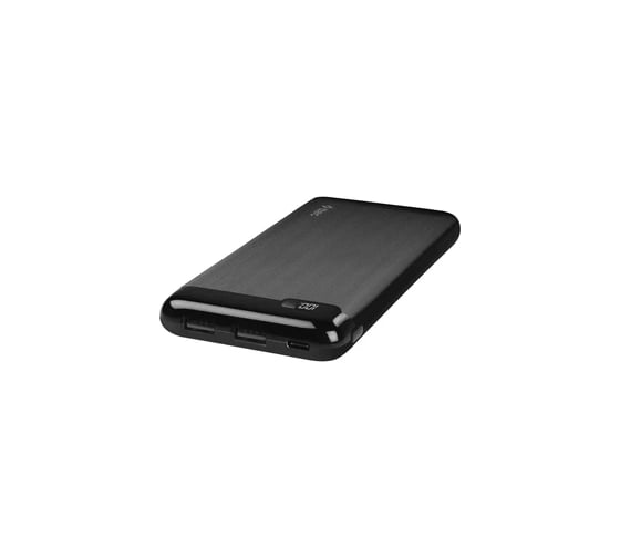 Внешний аккумулятор TTEC PowerSlim LCD 10000 mAh Powerbank with USB-C Input/Output. Цвет: черный 2BB183S