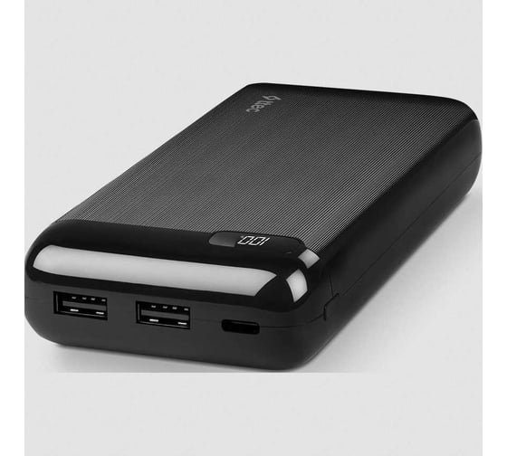 Внешний аккумулятор TTEC PowerSlim LCD 20000 mAh Powerbank With USB-C Input/Output. Цвет: черный 2BB184S
