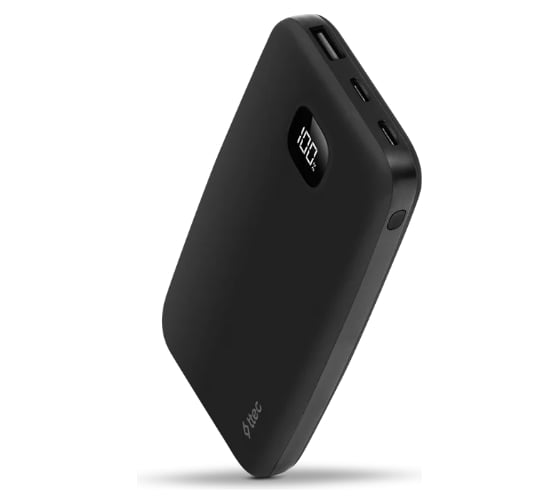 Внешний аккумулятор TTEC ChargeUp LCD 10000mAh 15W Powerbank. Цвет: черный 2BB207S
