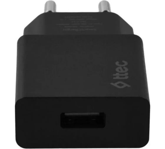 Сетевое зарядное устройство TTEC SmartCharger Travel Charger 2.1A . Цвет: черный 2SCS20S
