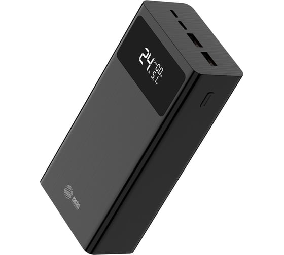 Мобильный аккумулятор CACTUS CS-PBFSKA-30000 30000mAh 22.5W 4.5A USB-A/USB-C черный 2070660