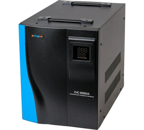 Электромеханический однофазный стабилизатор напряжения Промсвязь СТАБУР СНС-8000 STBSNS8000