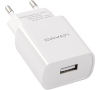 Сетевое зарядное устройство USAMS 1 USB, 2,1A белый Модель - US-CC07 T18 УТ000027075