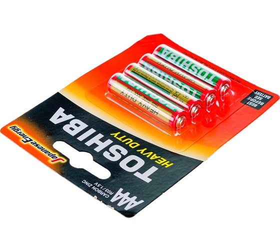 Солевой элемент питания Toshiba R03 KG 4 /card 4401