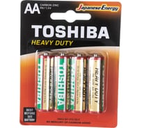 Солевой элемент питания Toshiba R6 KG 4/card 3402