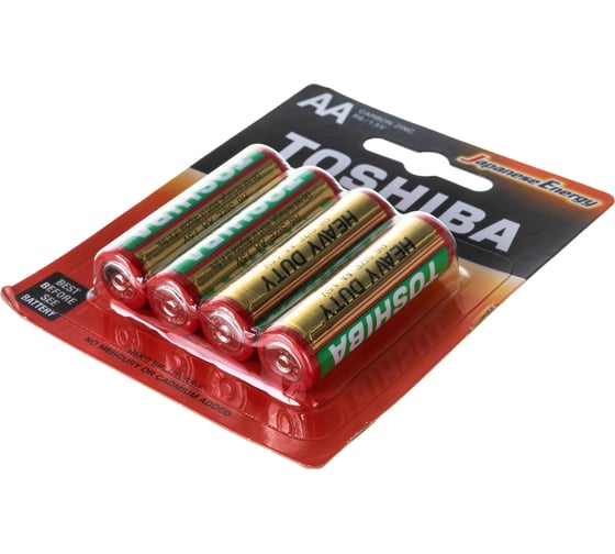 Солевой элемент питания Toshiba R6 KG 4/card 3402