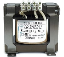 Автотрансформатор TDM ELECTRIC ОСО-0,25 380/36 SQ0719-0008