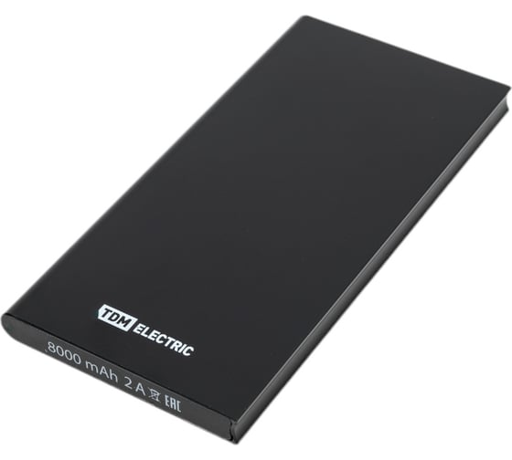 Внешний аккумулятор TDM ELECTRIC "Юкон 3", 8000 mAh, 2 А, 2 USB, SQ1703-0003