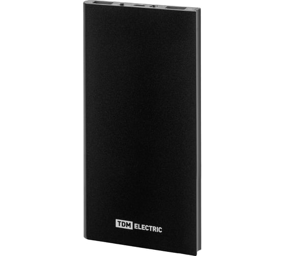 Внешний аккумулятор "Юкон 3" TDM ELECTRIC 8000 mAh, 2 А, 2 USB SQ1703-0003
