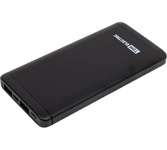 Внешний аккумулятор TDM ELECTRIC "Юкон 4", 10 000 mAh, 2 А, 2 USB, SQ1703-0004