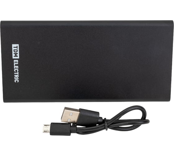 Внешний аккумулятор TDM ELECTRIC "Юкон 2", 8000 mAh, 2 А, 1 USB, SQ1703-0002