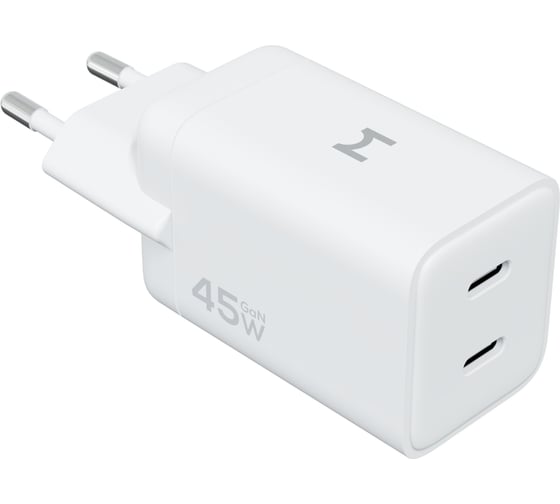 Cетевое зарядное устройство MAGSSORY Nano Pro 45W GaN, с функцией быстрой зарядки, белый ACH010w